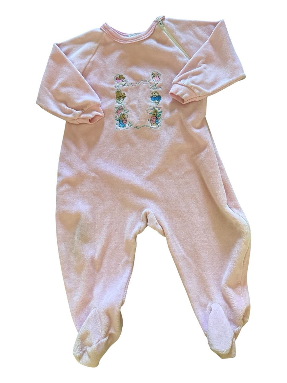 BEATRIX POTTER VINTAGE BABY CLOTHES Onesie Pink